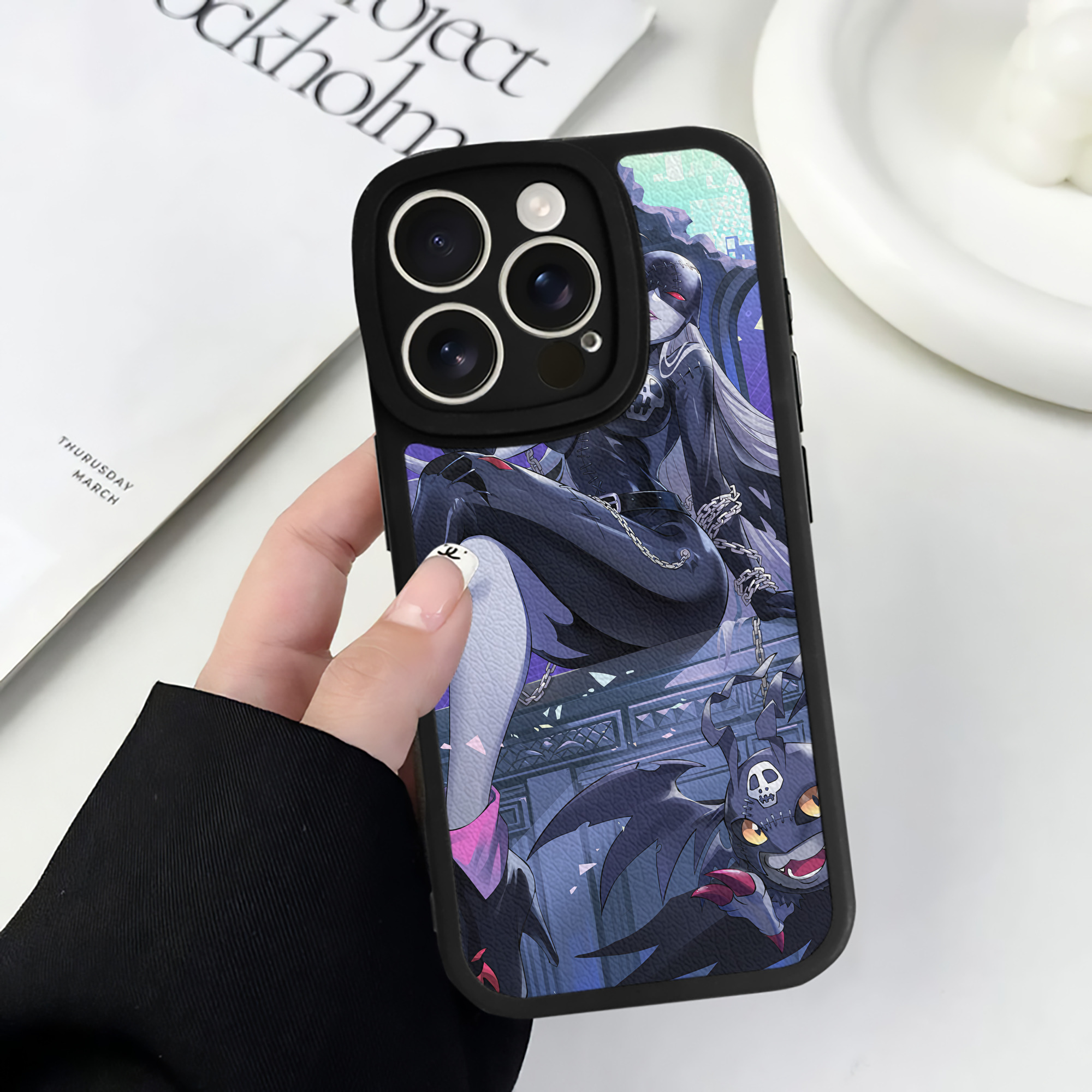 （画像用） Digimon デジタルモンスター/デジモン 【iPhone 16シリーズ対応】シリコンスマホケース（レザー調） 材質：シリコン